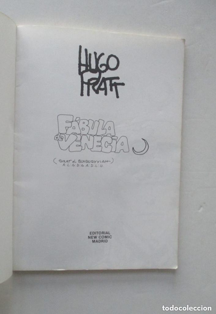 C&oacute;mics: FABULA DE VENECIA - HUGO PATT, CORTO MALTES - Foto 2