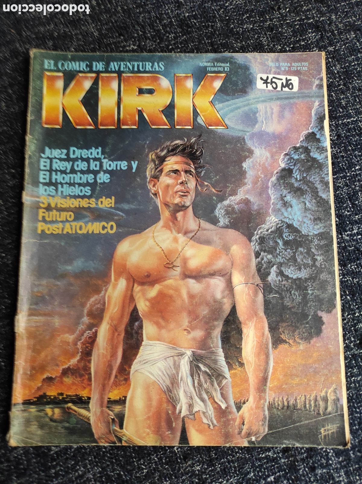 Comics: KIRK N&ordm; 9 EL COMIC DE AVENTURAS -ED. NORMA A&Ntilde;OS 80