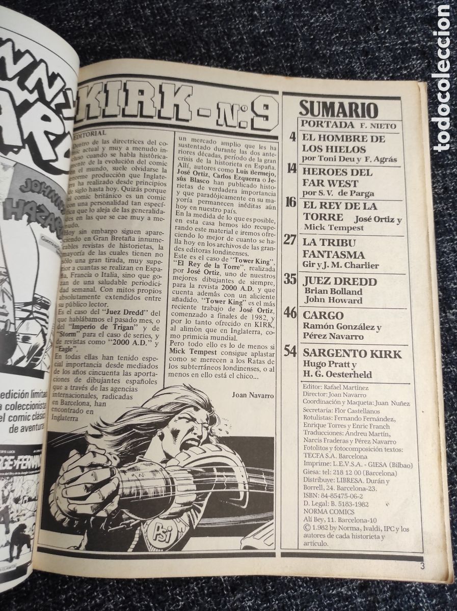 C&oacute;mics: KIRK N&ordm; 9 EL COMIC DE AVENTURAS -ED. NORMA A&Ntilde;OS 80 - Foto 2