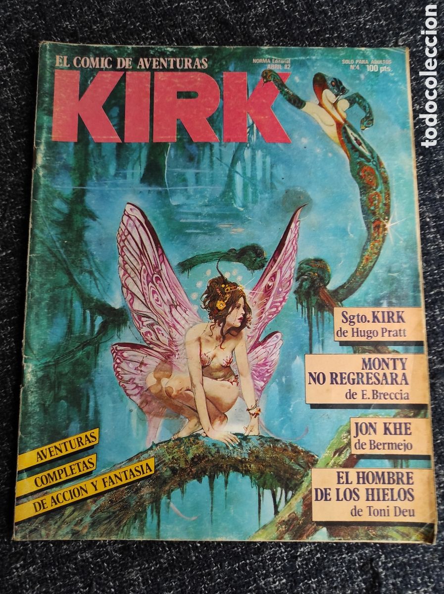 Comics: KIRK N&ordm; 4 EL COMIC DE AVENTURAS -ED. NORMA A&Ntilde;OS 80