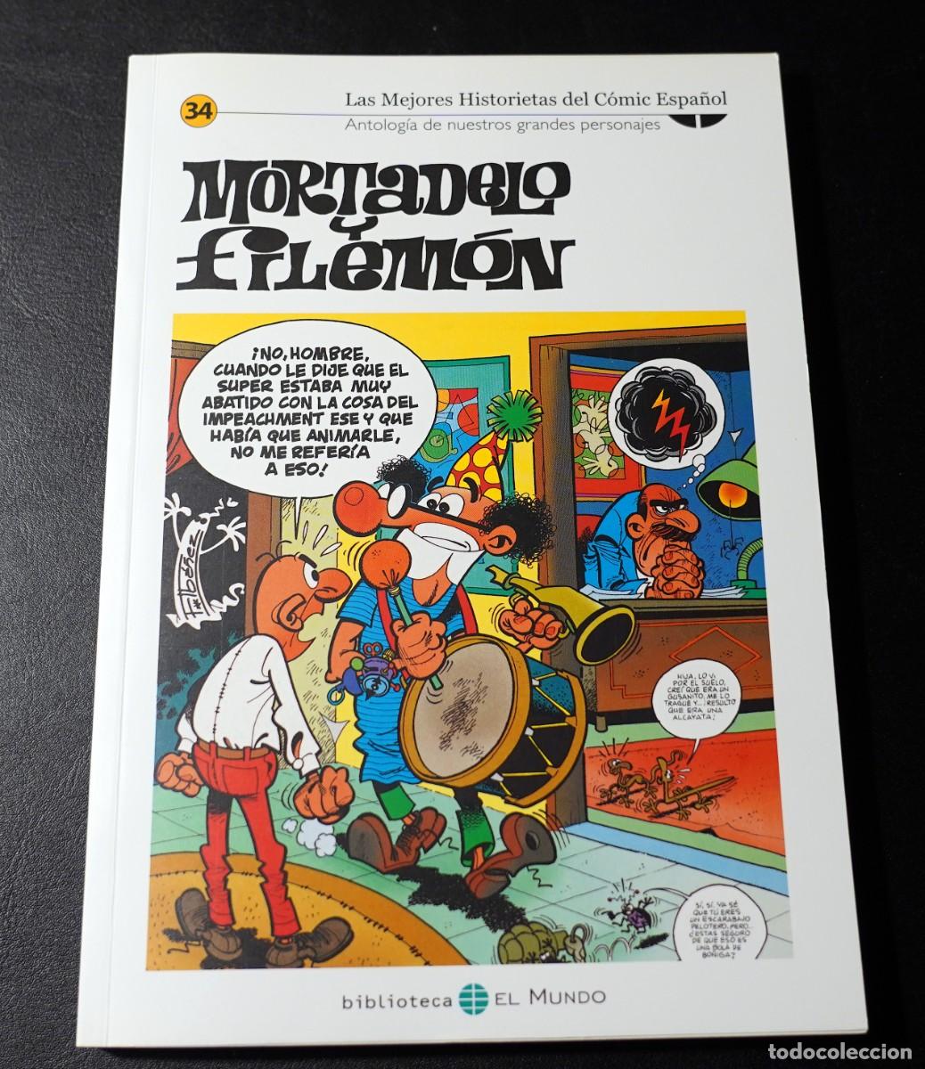 C&oacute;mics: Mortadelo y Filem&oacute;n - Biblioteca el mundo , n&uacute;mero 34 - Foto 1