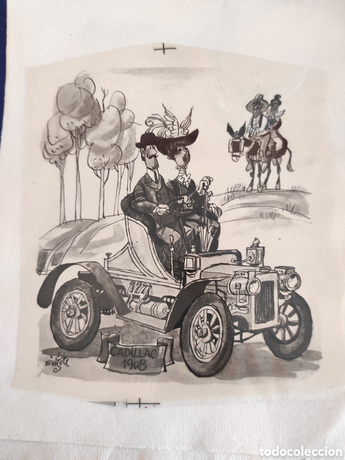 C&oacute;mics: FOTOLITO MINGOTE CADILLAC 1908. - Foto 1