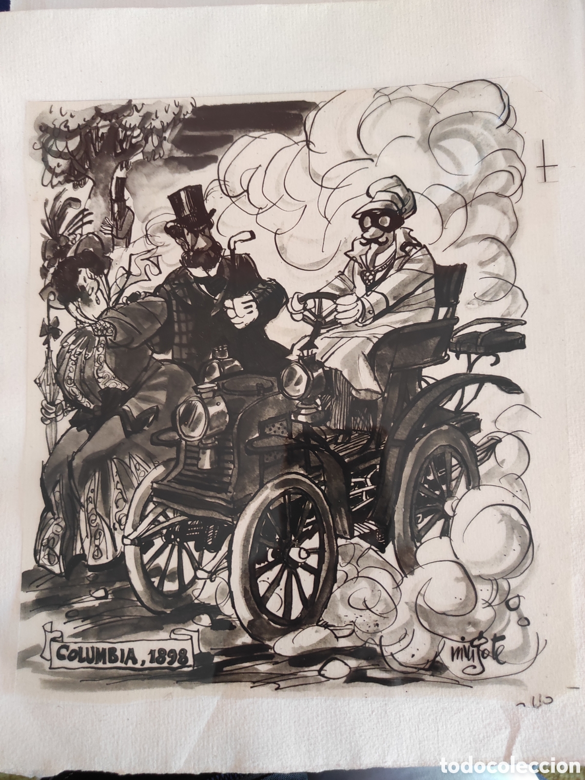 C&oacute;mics: FOTOLITO MINGOTE COLUMBIA 1898. - Foto 1