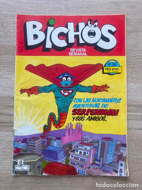 C&oacute;mics: BICHOS N&ordm; 36. SERPENMAN. CGE 1987 - Foto 1