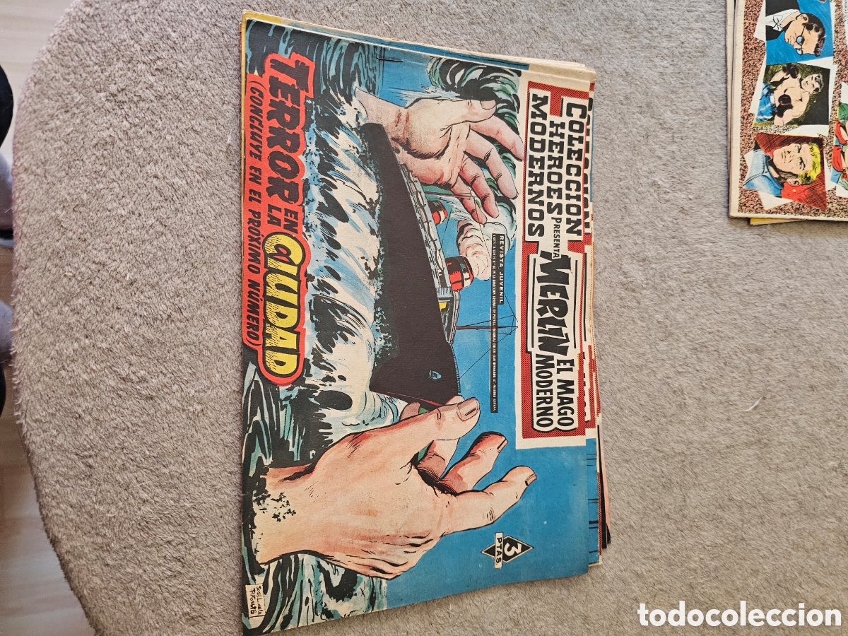 C&oacute;mics: Lote comics antiguos 1958 Merlin el mago moderno - Foto 2