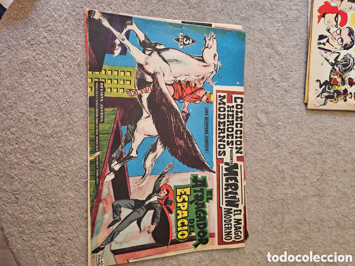 C&oacute;mics: Lote comics antiguos 1958 Merlin el mago moderno - Foto 4