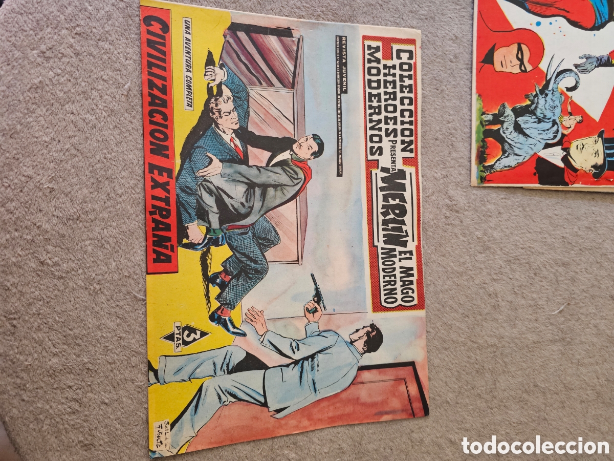 C&oacute;mics: Lote comics antiguos 1958 Merlin el mago moderno - Foto 6