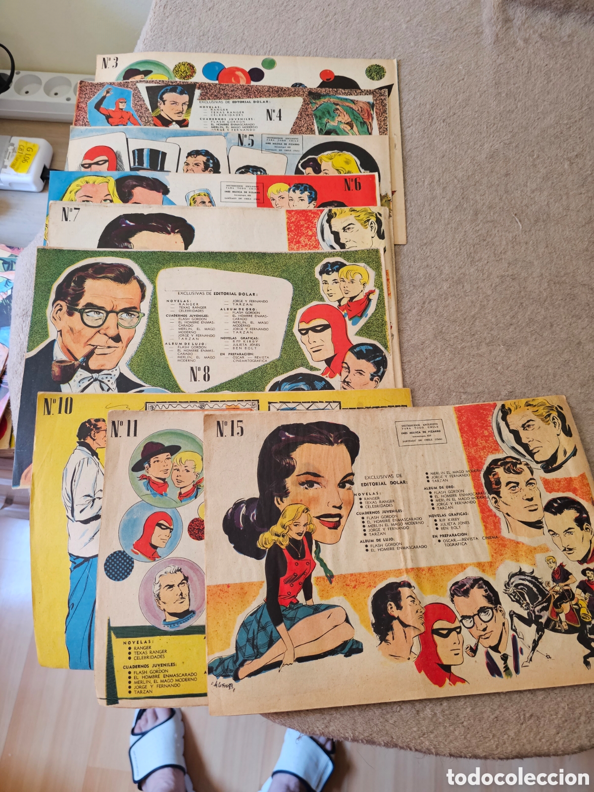 C&oacute;mics: Lote comics antiguos 1958 Merlin el mago moderno - Foto 7