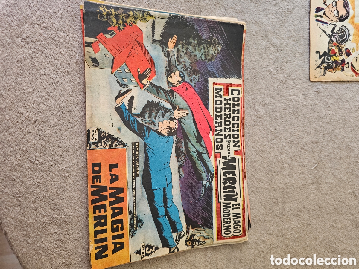 C&oacute;mics: Lote comics antiguos 1958 Merlin el mago moderno - Foto 10