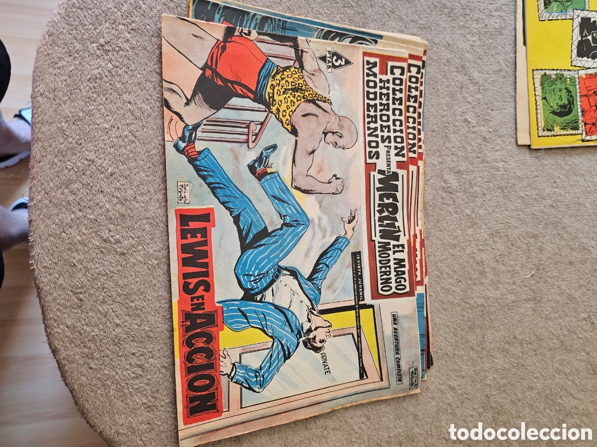 C&oacute;mics: Lote comics antiguos 1958 Merlin el mago moderno - Foto 1