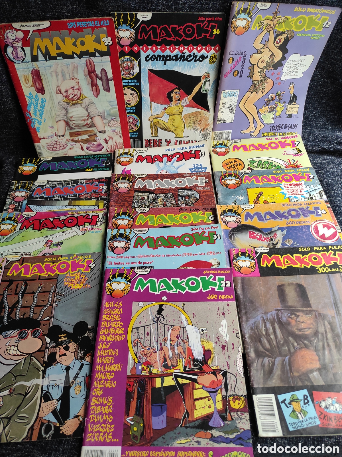 C&oacute;mics: MAKOKI - LOTE 16 EJEMPLARES -ED. EDICIONES MAKOKI - Foto 1