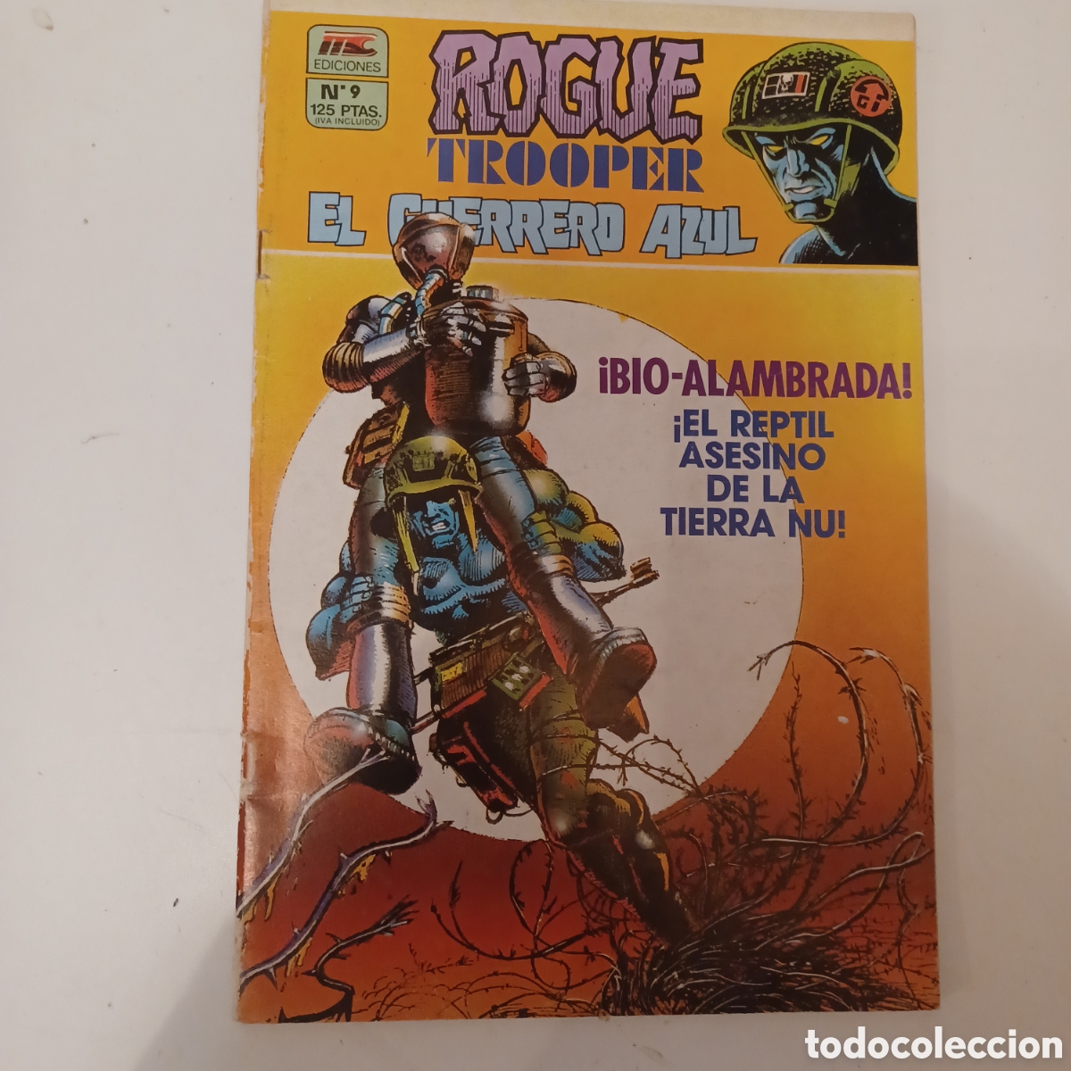 C&oacute;mics: C&oacute;mic Rogue Trooper El guerrero Azul N&deg; 9 MC ediciones 1986 - Foto 1