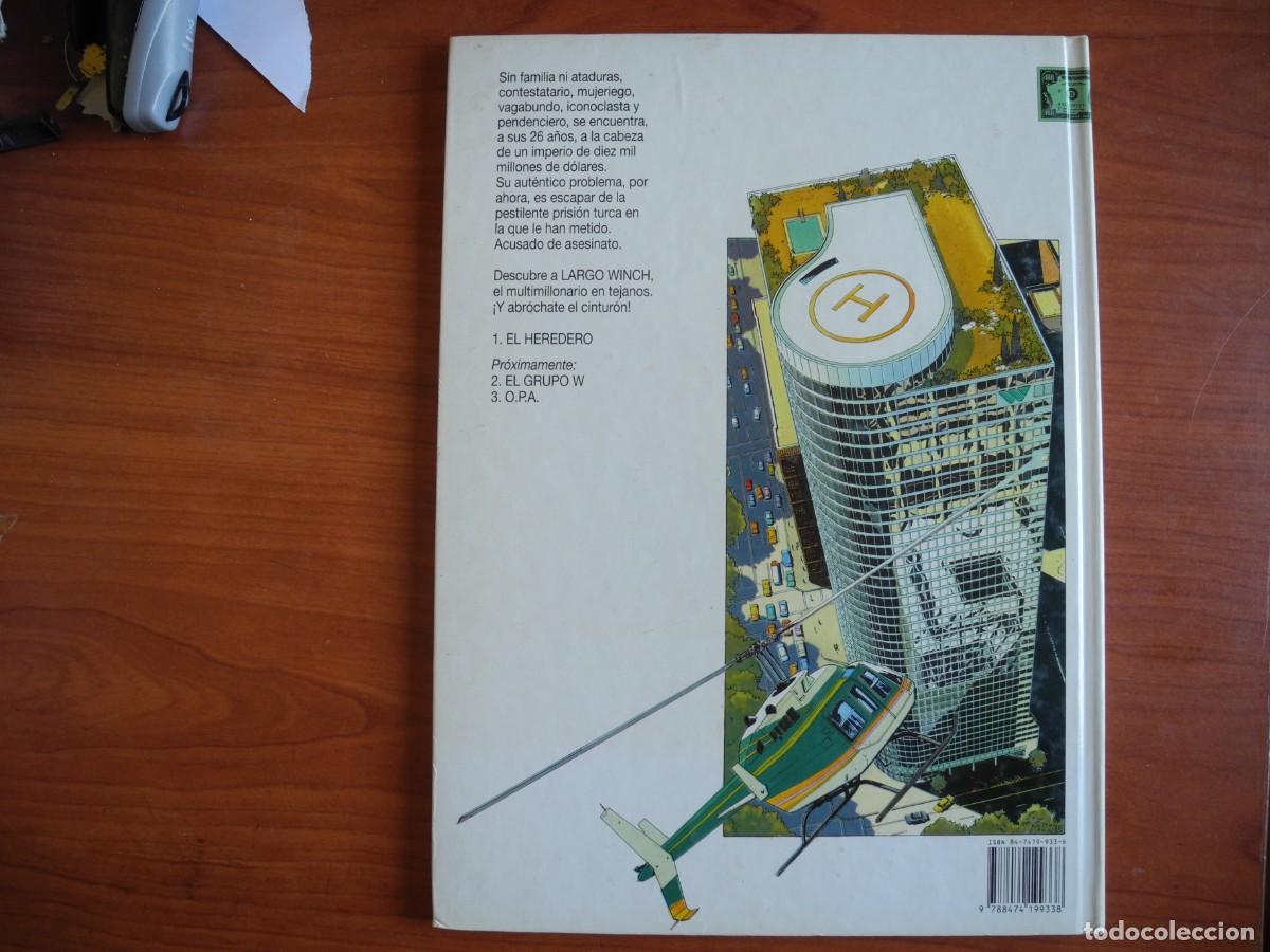 C&oacute;mics: Largo Winch. El heredero. Philippe Francq y Jean Van Hamme Ed. Junior. - Foto 2