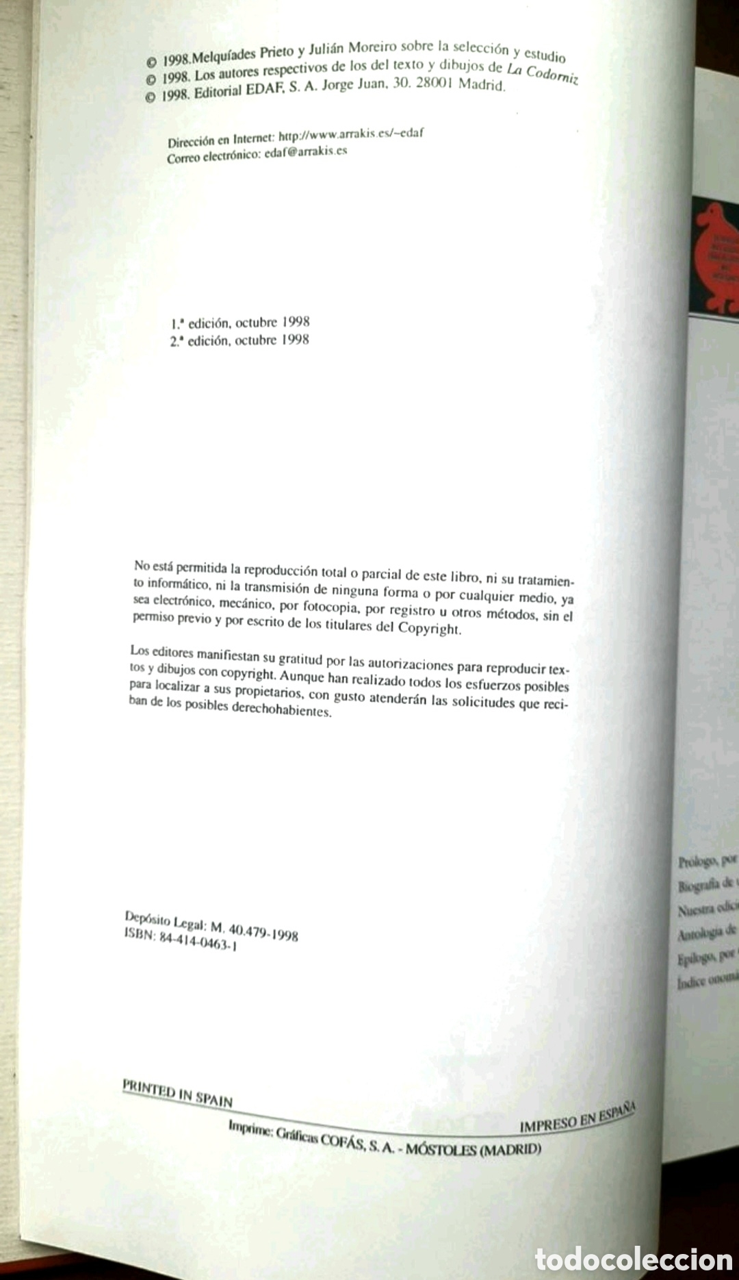C&oacute;mics: La Codorniz. Antolog&iacute;a (1941/1978) Volumen Edici&oacute;n Especial - Foto 9