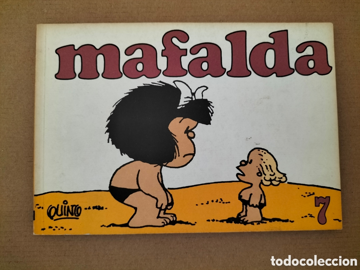 C&oacute;mics: Comic Mafalda 7. Tiras de Quino. Ediciones de la Flor, 1995. Libro - Foto 1