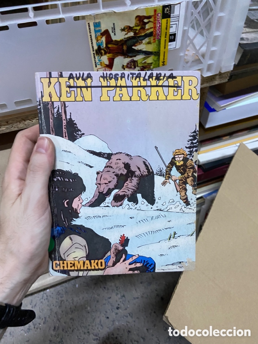 C&oacute;mics: Caja48 Ken Parker, chemako (libro de biblioteca) - Foto 1