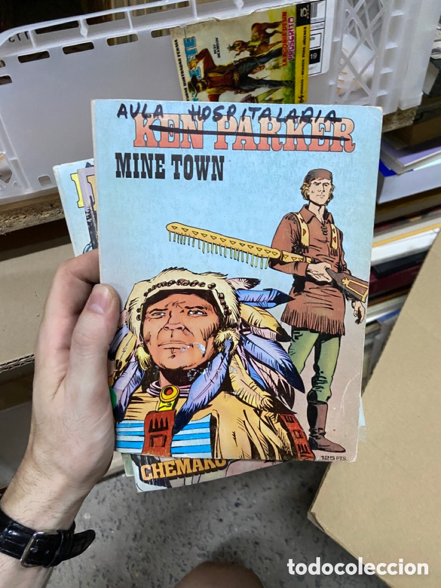 C&oacute;mics: Caja48 Ken Parker, mine town (libro de biblioteca) - Foto 1