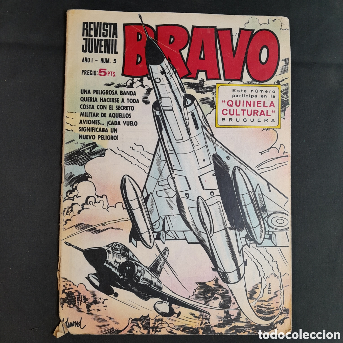 C&oacute;mics: COM-446. COMIC BRAVO. REVISTA JUVENIL. NUM. 5 - Foto 1