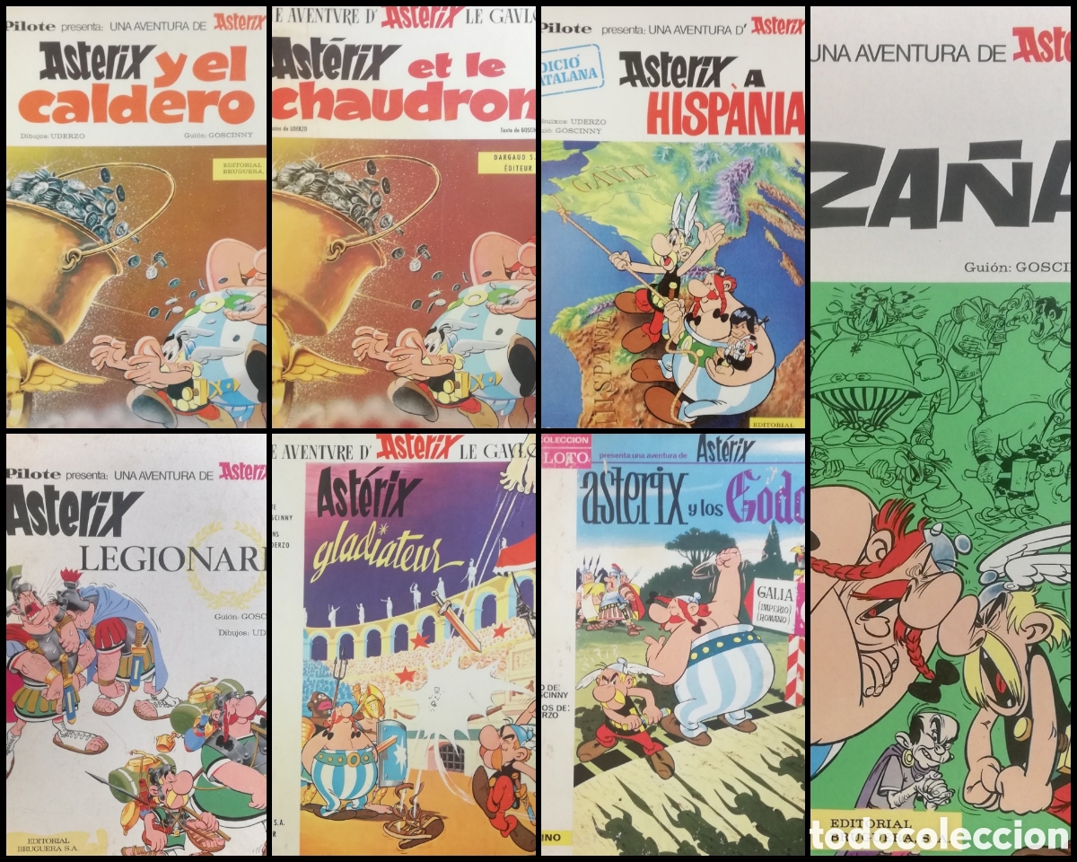 C&oacute;mics: Ast&eacute;rix Primeras Ediciones (7 tomos) - Foto 3