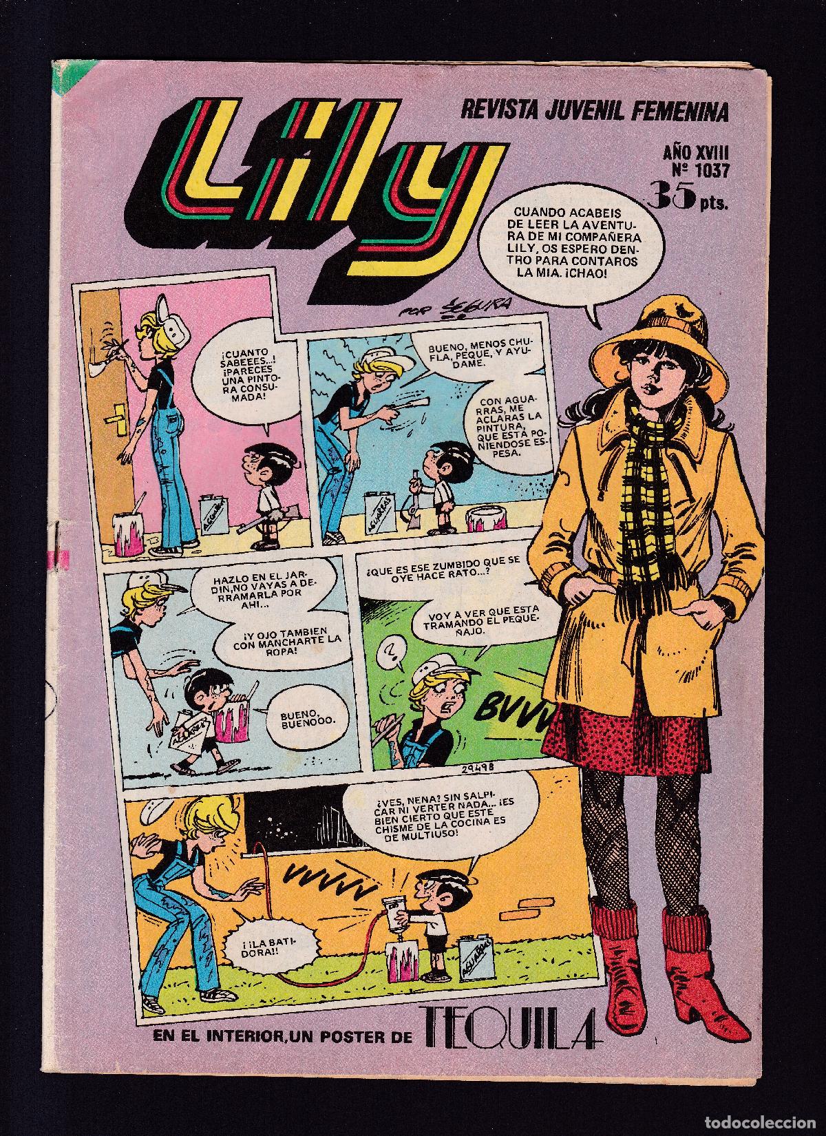 C&oacute;mics: LILY - N&ordm; 1037 - 17 OCTUBRE 1981 - CON POSTER : TEQUILA - Foto 1