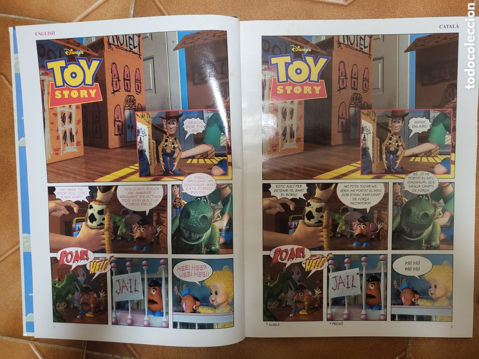 C&oacute;mics: C&Oacute;MIC - TOY STORY 1996. DISNEY. EDICI&Oacute;N BILING&Uuml;E CATAL&Aacute;N/INGLES. - Foto 2