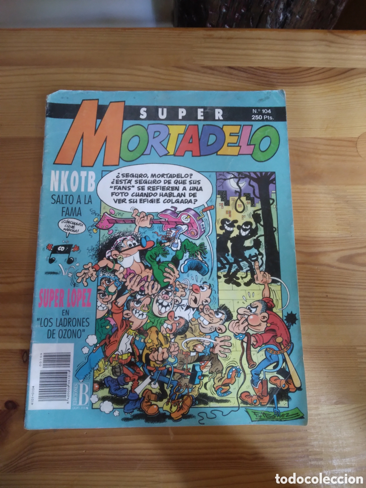 C&oacute;mics: Super Mortadelo, 250 pesetas, numero 104, Ediciones B - Foto 1
