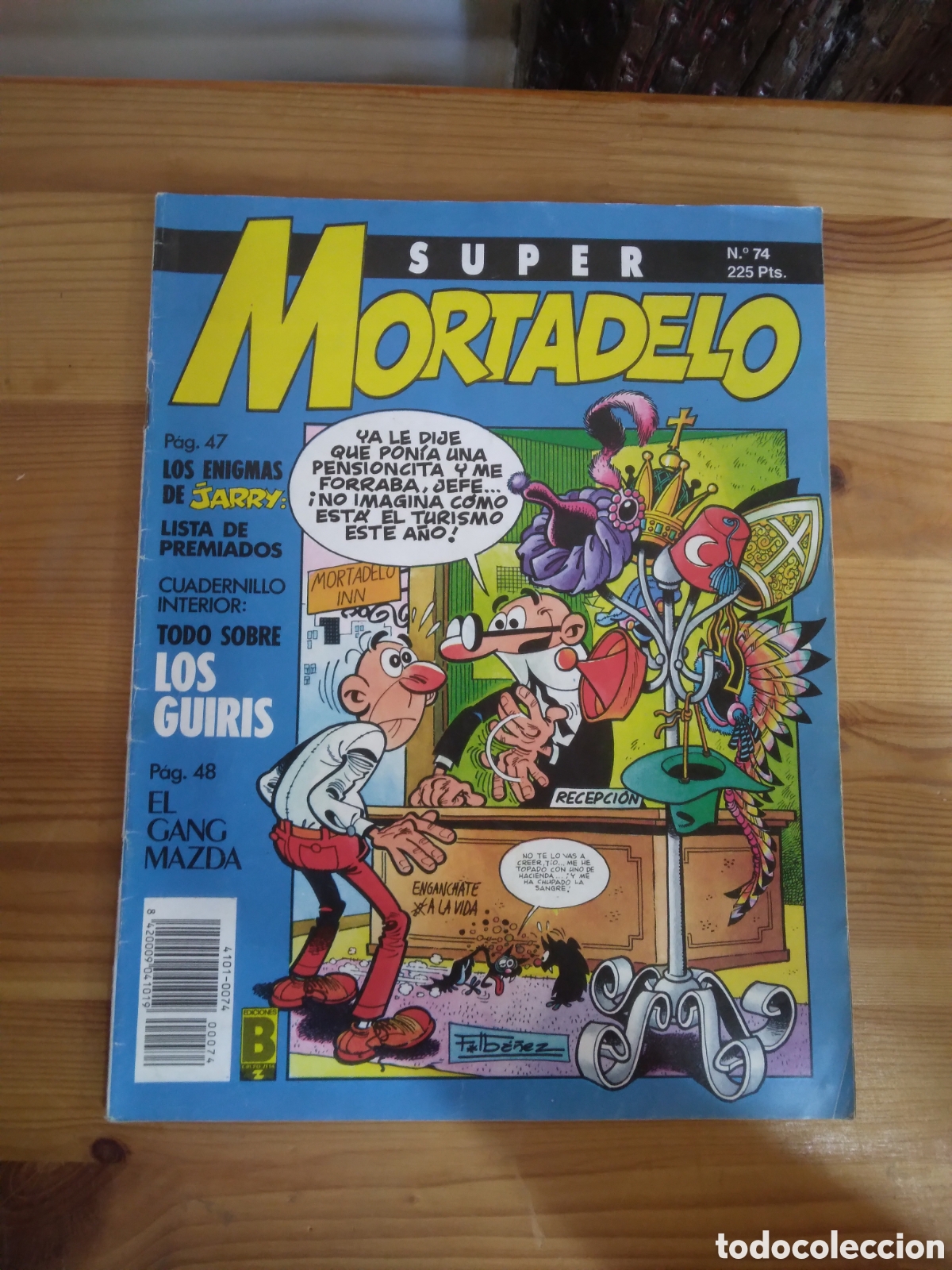 C&oacute;mics: Super Mortadelo, 225 pesetas, numero 74 - Foto 1