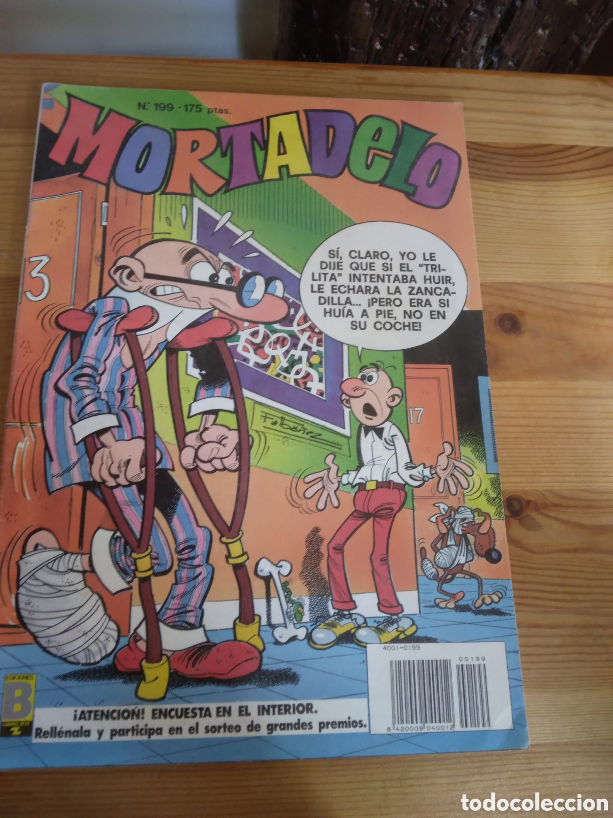 C&oacute;mics: Mortadelo, n&uacute;mero 190, 175 pesetas, Ediciones B - Foto 1