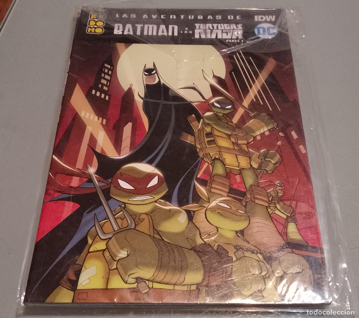 C&oacute;mics: LAS AVENTURAS DE BATMAN Y LAS TORTUGAS NINJA PARTE 1 ECC PRECINTADO - Foto 1