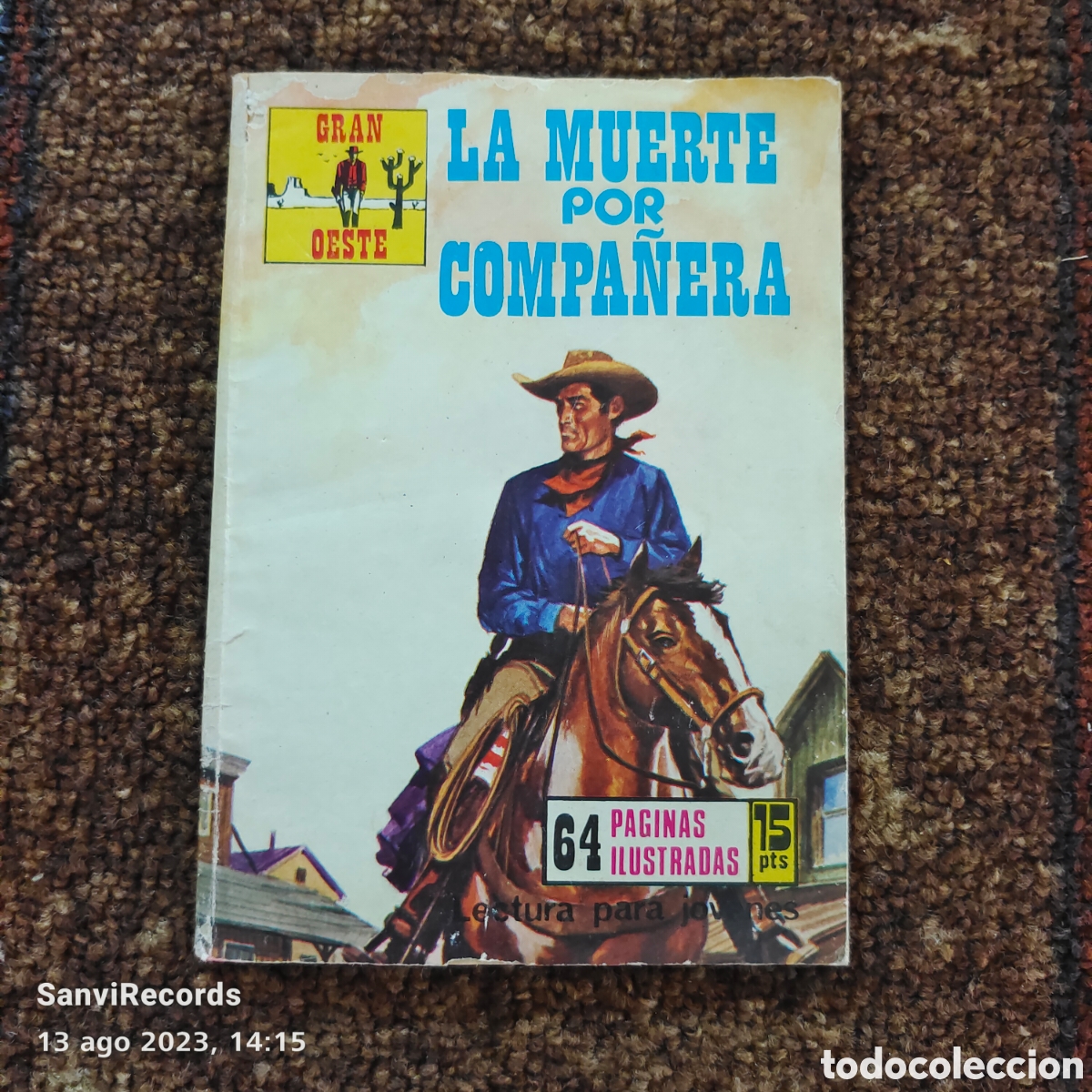 Comics: GRAN OESTE N&deg; 282: UNA MUERTE POR COMPA&Ntilde;ERA (PRODUCCIONES EDITORIALES)