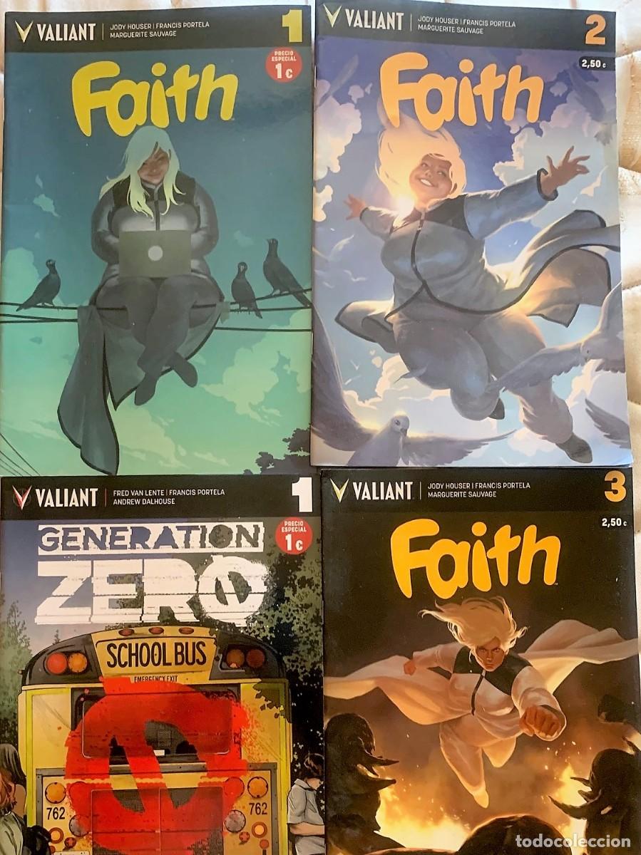 C&oacute;mics: LOTE FAITH 3 PRIMEROS + GENERATION ZERO VALIANT/MEDUSA - Foto 1