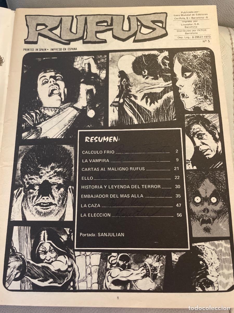 C&oacute;mics: RUFUS, n&uacute;mero 5 - Foto 2