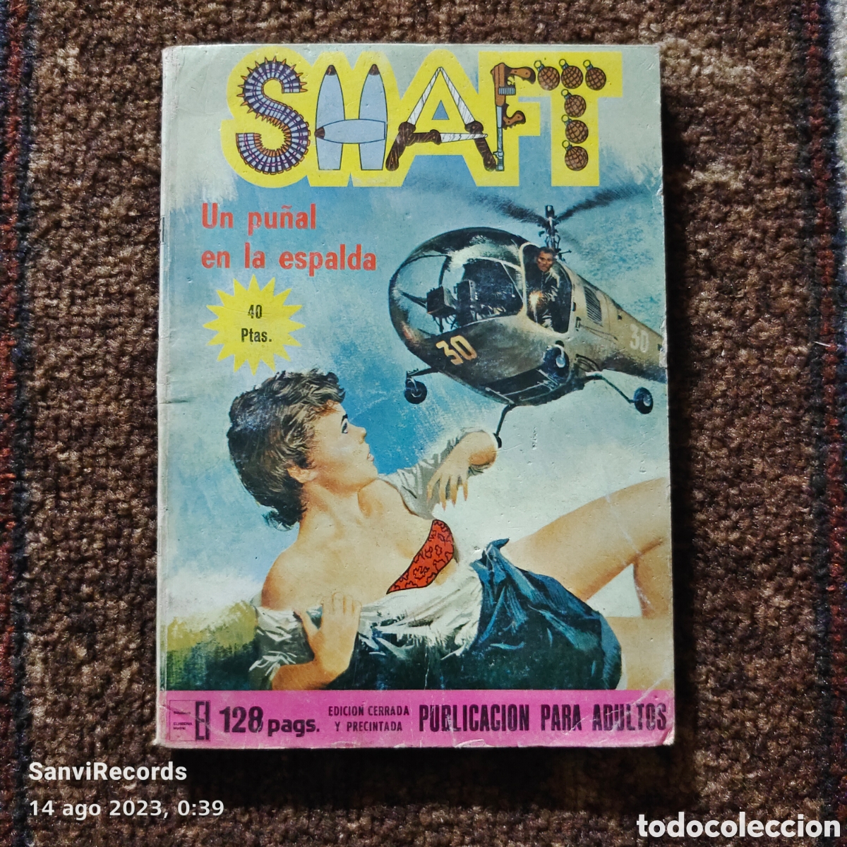 C&oacute;mics: SHAFT N&deg; 14: UN PU&Ntilde;AL EN LA ESPALDA (ELVIBERIA) - Foto 1