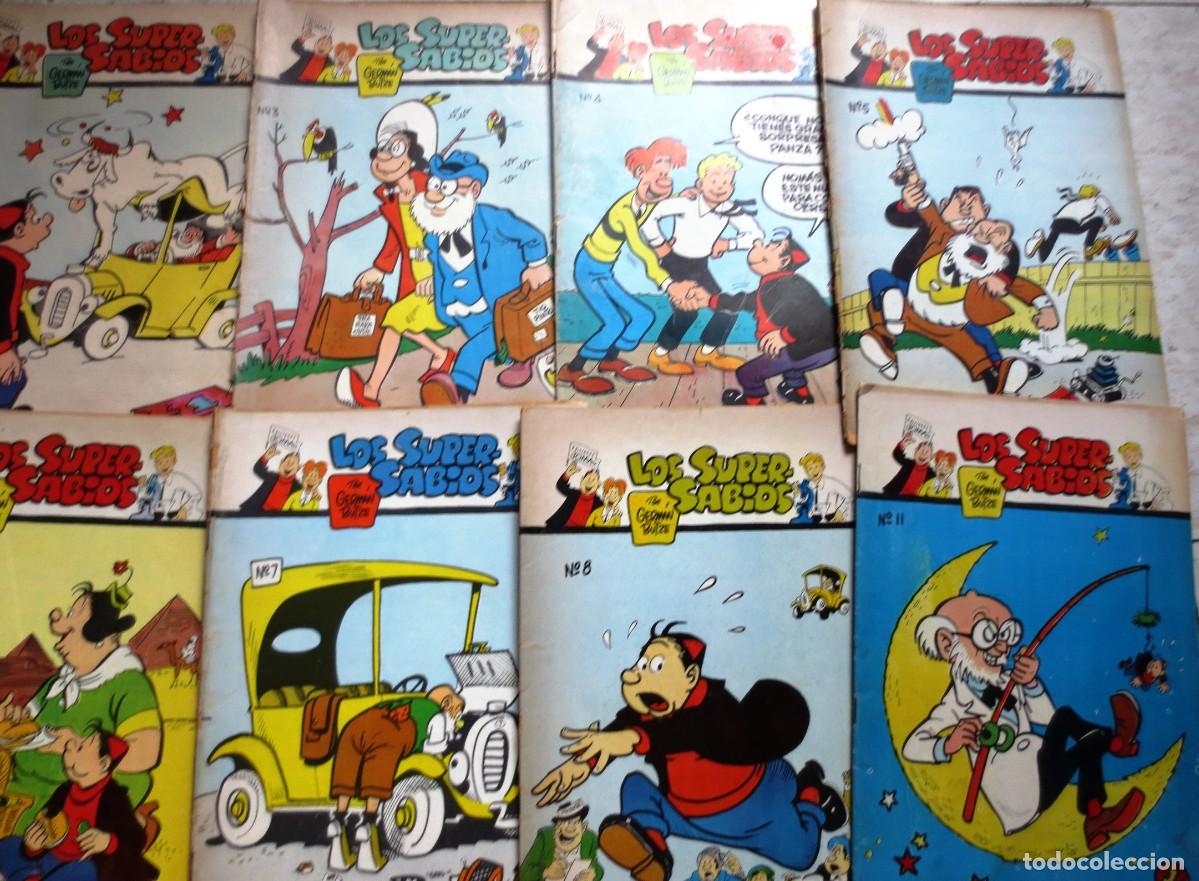 C&oacute;mics: VINTAGE LOTE DE 8 COMICS DE LOS SUPER SABIOS A&Ntilde;OS 60s - Foto 1
