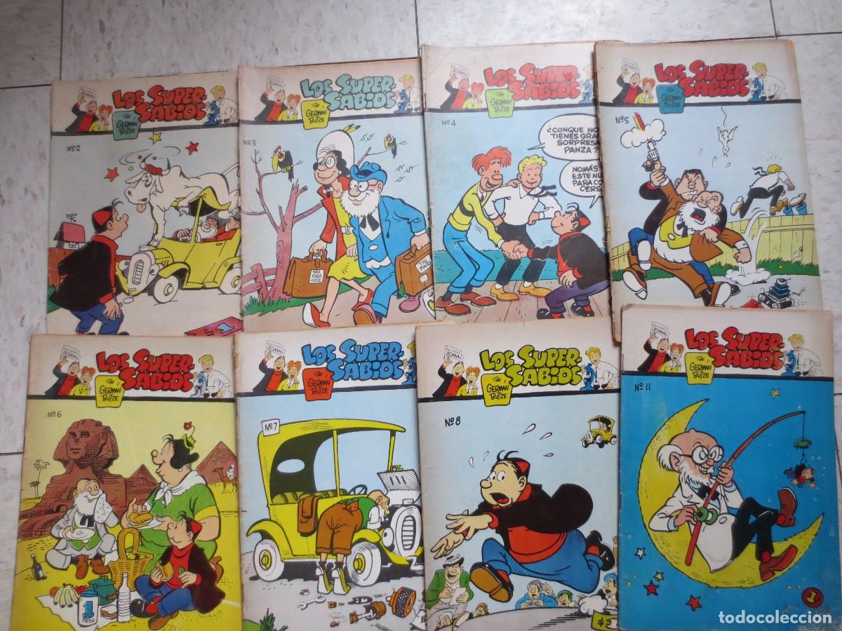 C&oacute;mics: VINTAGE LOTE DE 8 COMICS DE LOS SUPER SABIOS A&Ntilde;OS 60s - Foto 2