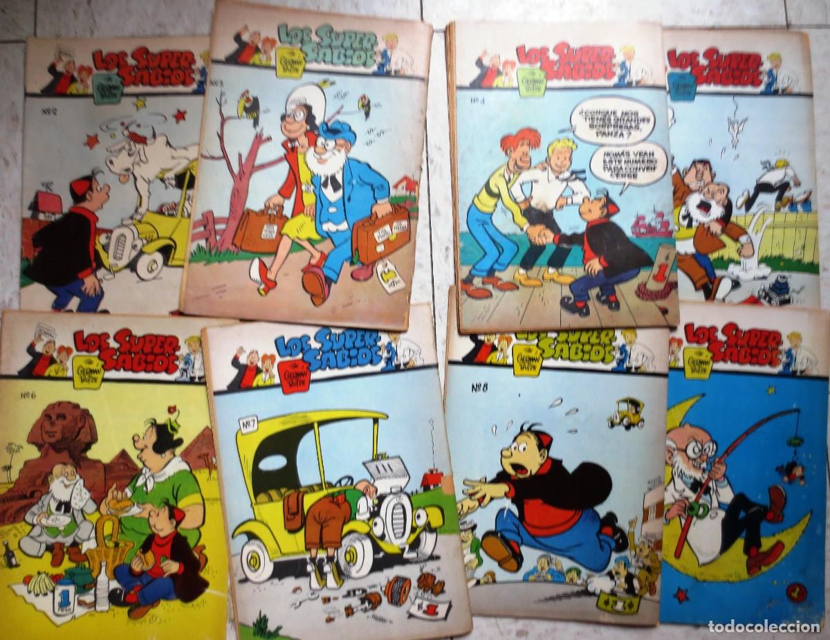 C&oacute;mics: VINTAGE LOTE DE 8 COMICS DE LOS SUPER SABIOS A&Ntilde;OS 60s - Foto 3
