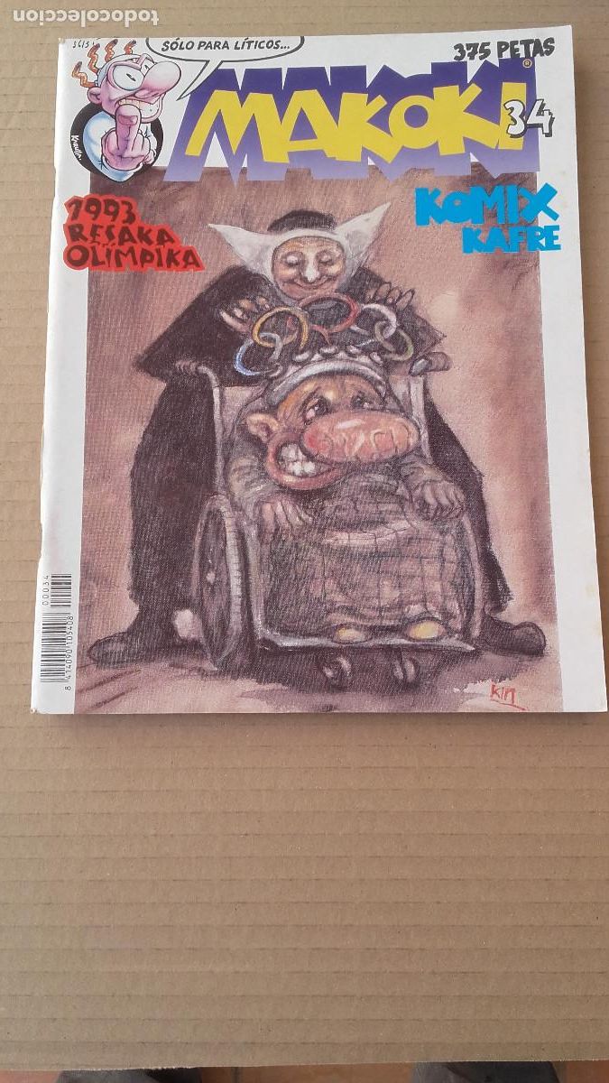 Comics: MAKOKI N&ordm; 34 S&Oacute;LO PARA L&Iacute;TICOS 1993 ULTIMO NUMERO - EDICIONES MAKOKI S.A.