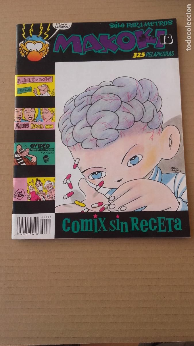 Comics: MAKOKI N&ordm; 18 S&Oacute;LO PARA METROS - 1991 - EDICIONES MAKOKI S.A.