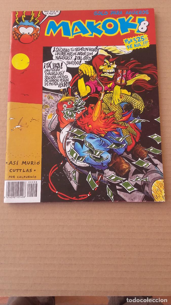 C&oacute;mics: MAKOKI N&ordm; 8 - S&Oacute;LO PARA AG&Uuml;EROS - 1990 - EDICIONES MAKOKI S.A. - Foto 1