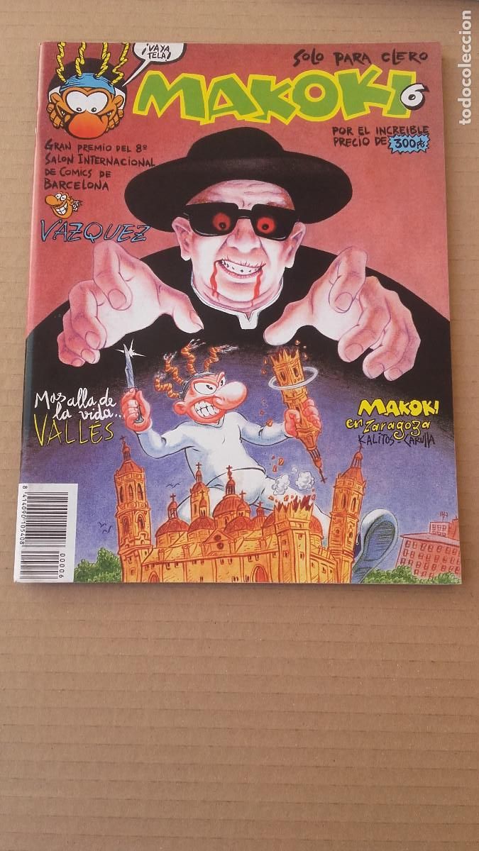 Comics: MAKOKI N&ordm; 6 - S&Oacute;LO PARA CLERO - 1990 - EDICIONES MAKOKI S.A.