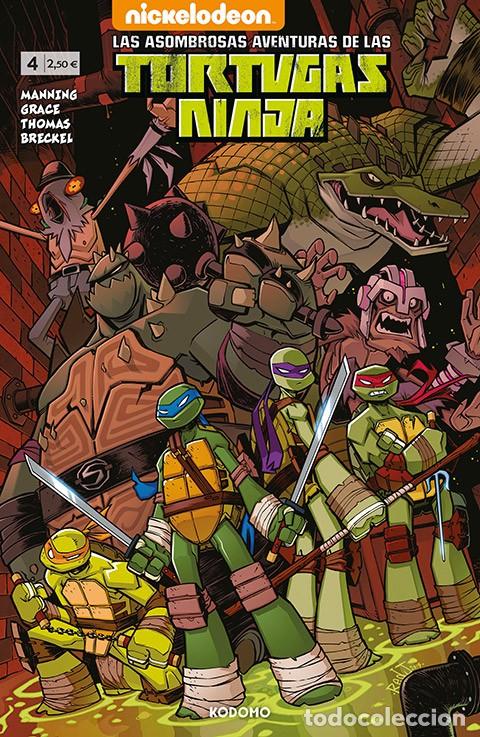 C&oacute;mics: Las asombrosas aventuras de las Tortugas Ninja n&uacute;m. 4 - Foto 1