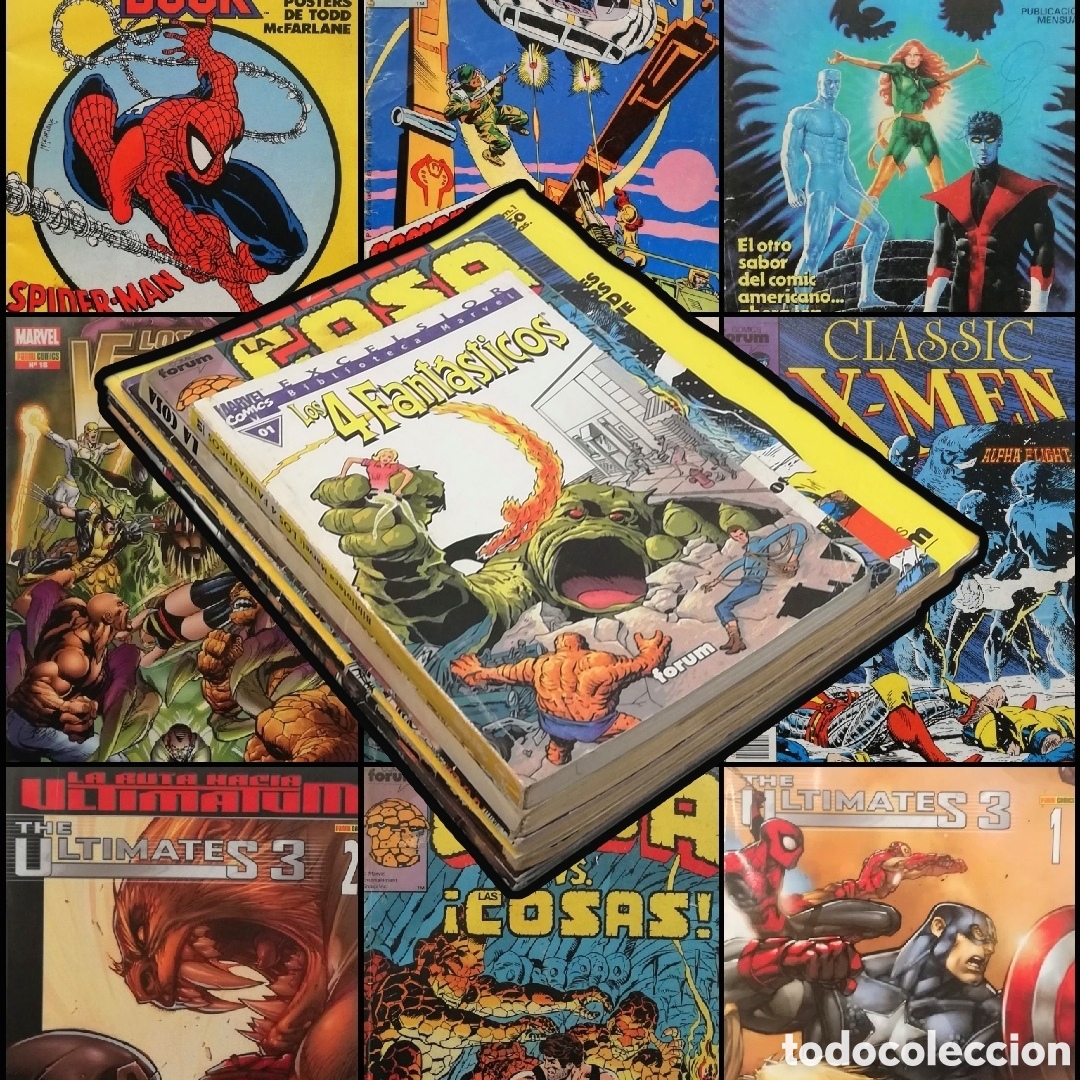 C&oacute;mics: C&oacute;mics Marvel (lote de 9) - Foto 1