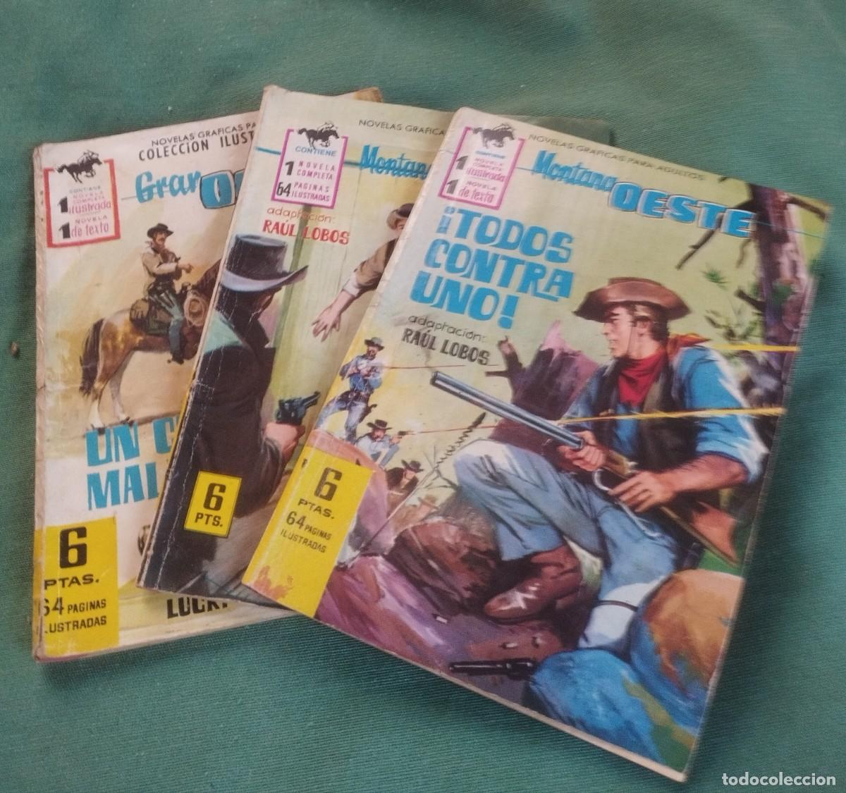 C&oacute;mics: Lote de 3 novelas ilustradas del Oeste a&ntilde;o 1965 - Foto 1