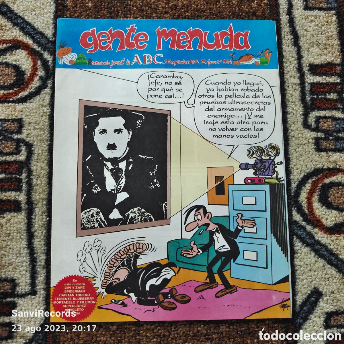 C&oacute;mics: GENTE MENUDA, SEMANARIO JUVENIL DE ABC N&deg; 254 - Foto 1