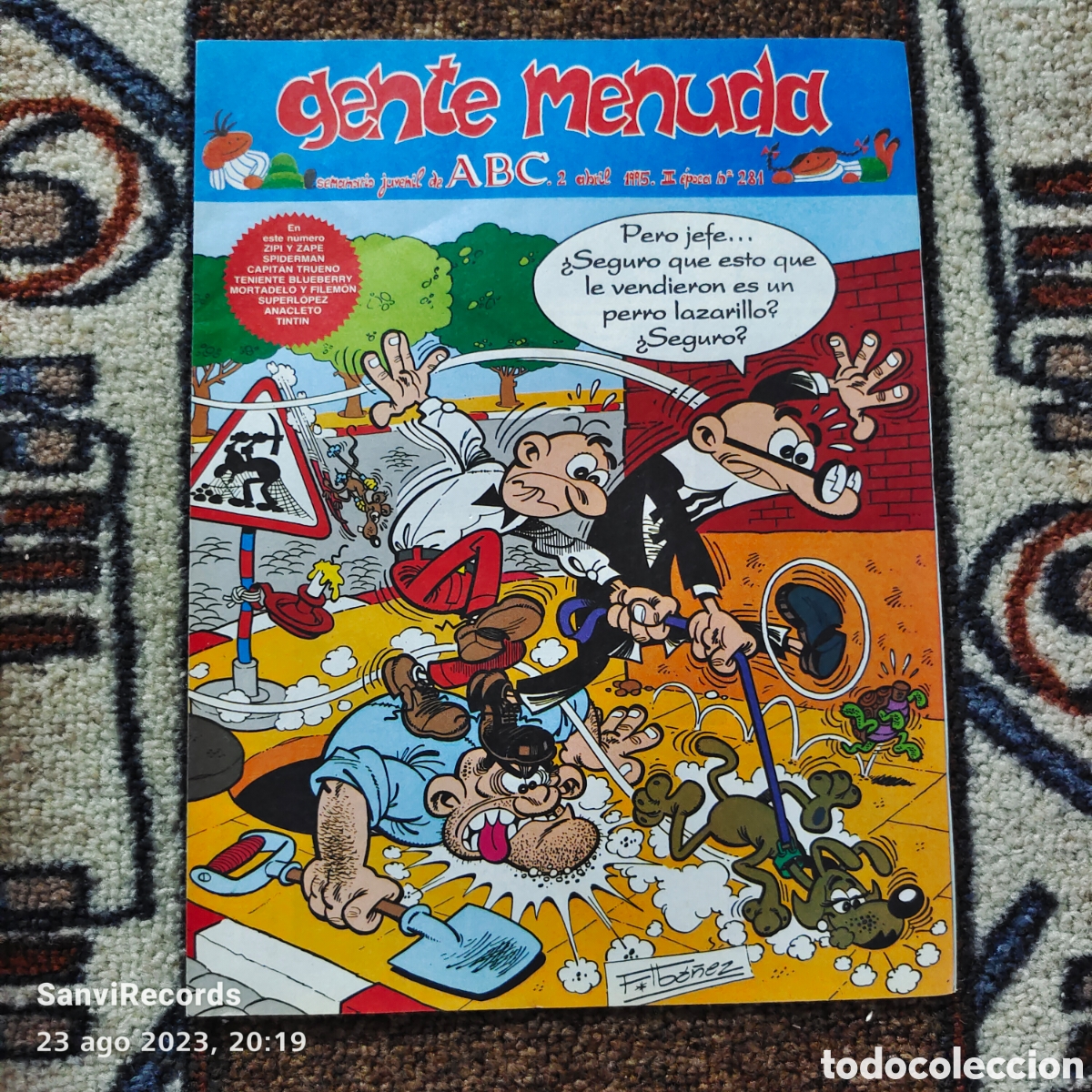 Comics : GENTE MENUDA, SEMANARIO JUVENIL DE ABC N&deg; 281