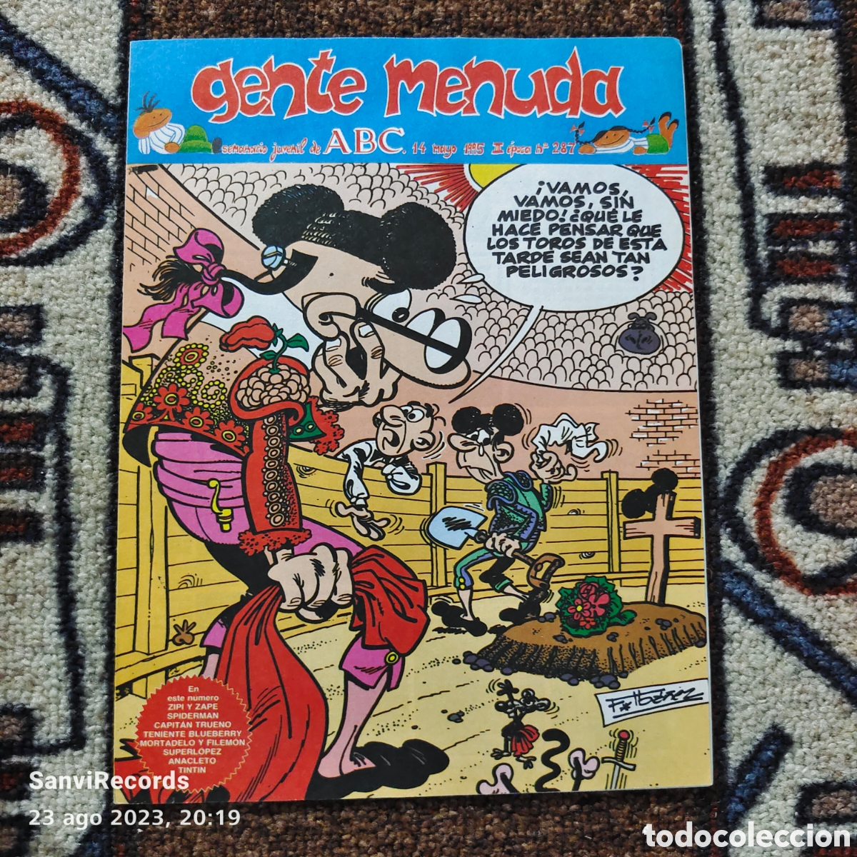 Comics: GENTE MENUDA, SEMANARIO JUVENIL DE ABC N&deg; 287