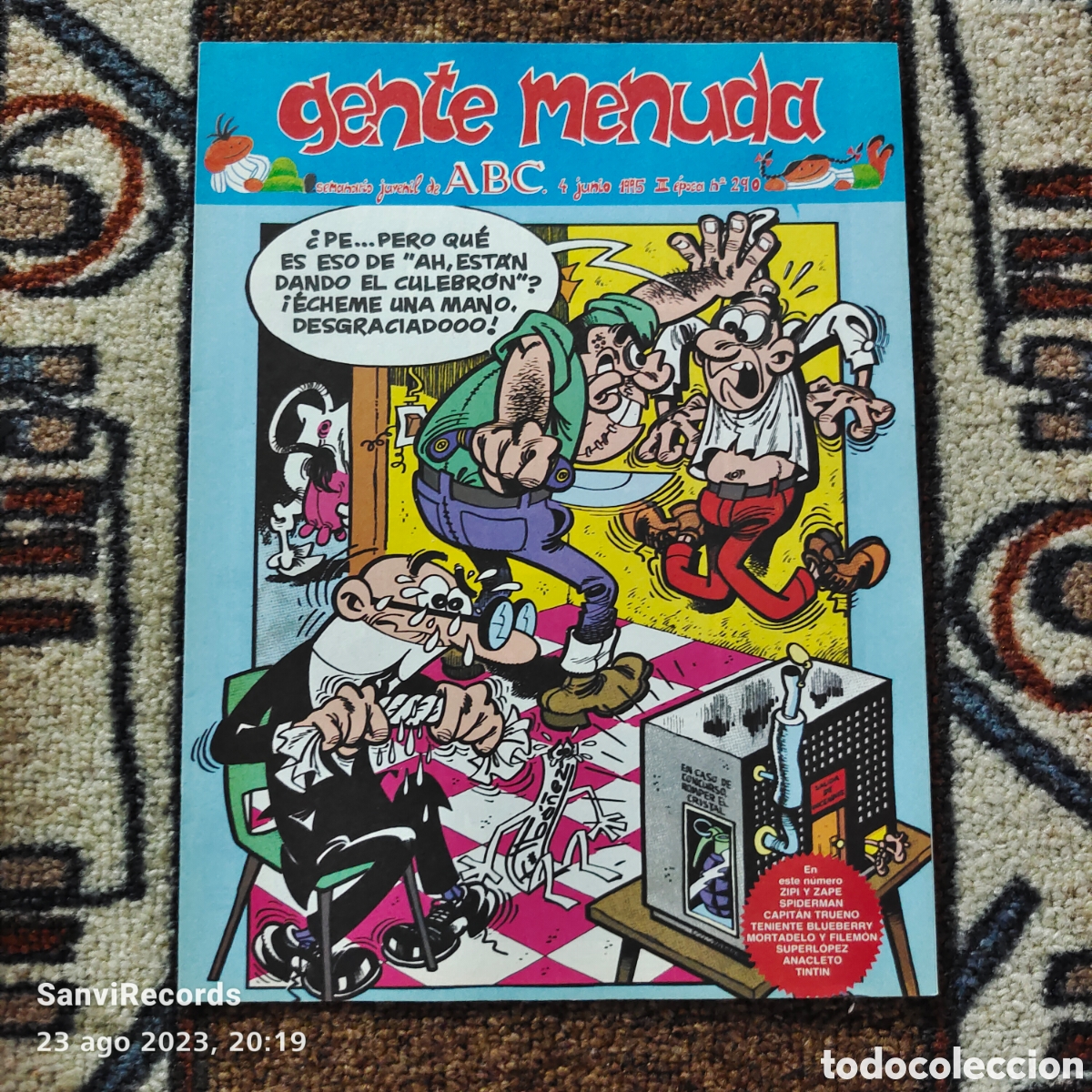 Fumetti: GENTE MENUDA, SEMANARIO JUVENIL DE ABC N&deg; 290