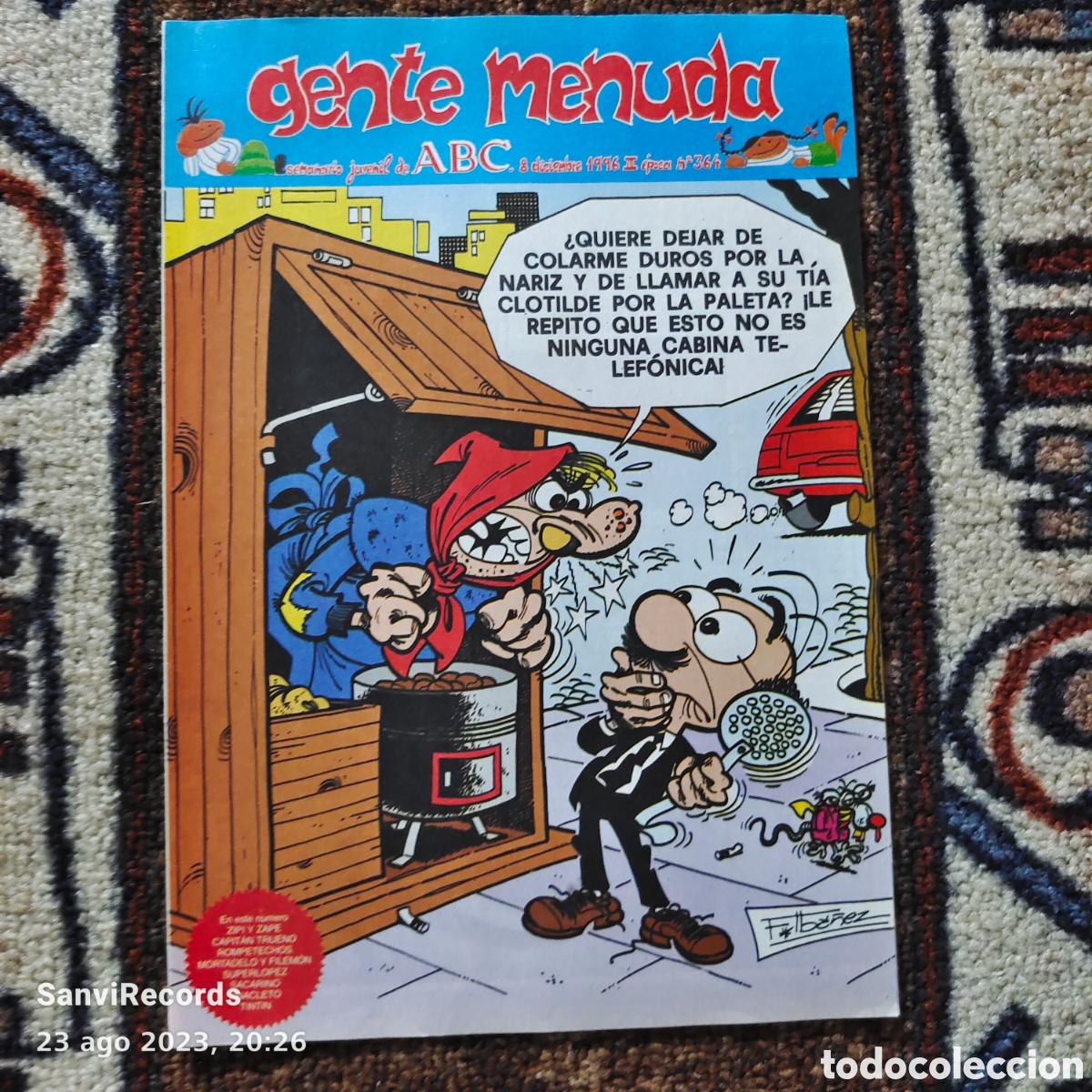 GENTE MENUDA, SEMANARIO JUVENIL DE ABC N&deg; 364