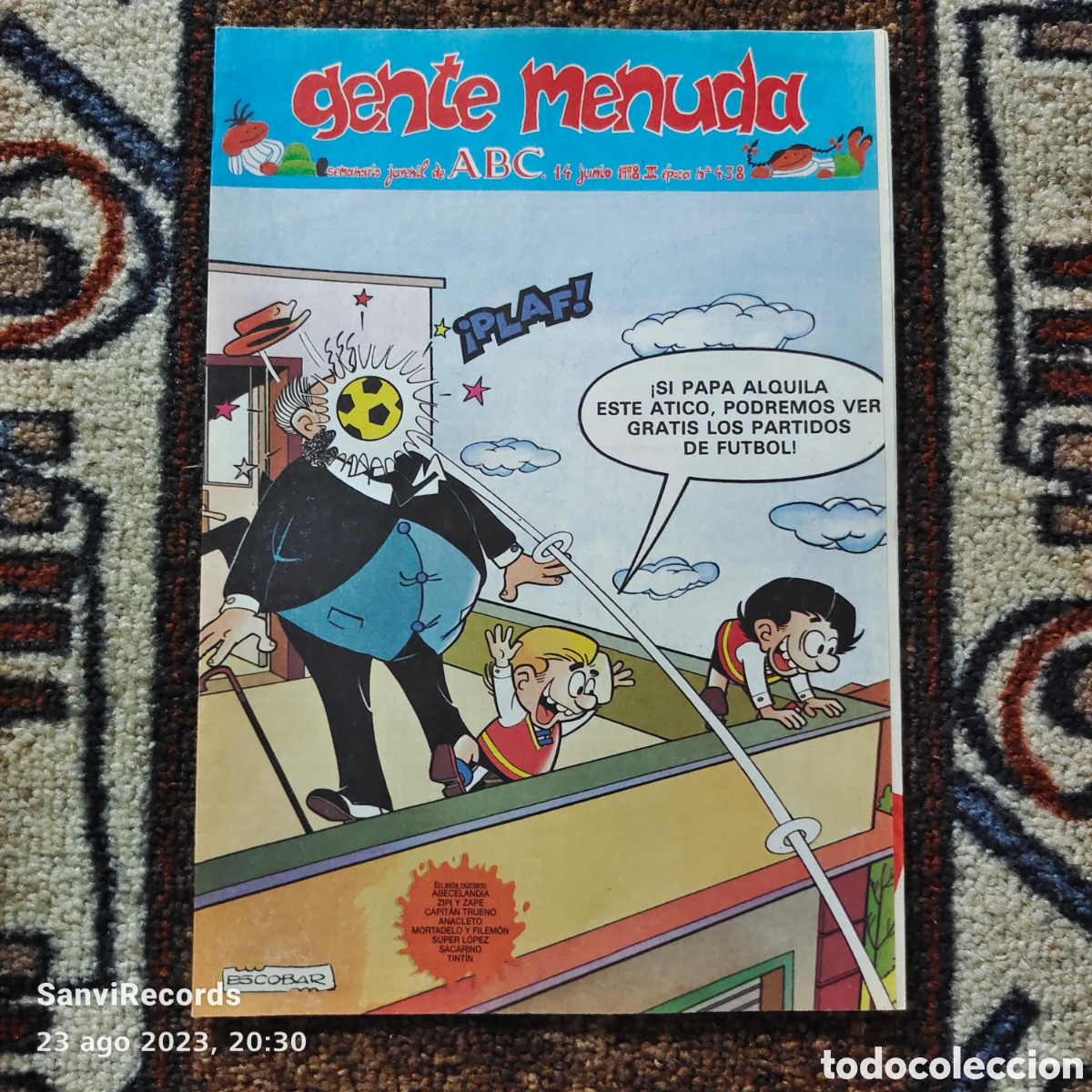 Comics: GENTE MENUDA, SEMANARIO JUVENIL DE ABC N&deg; 438