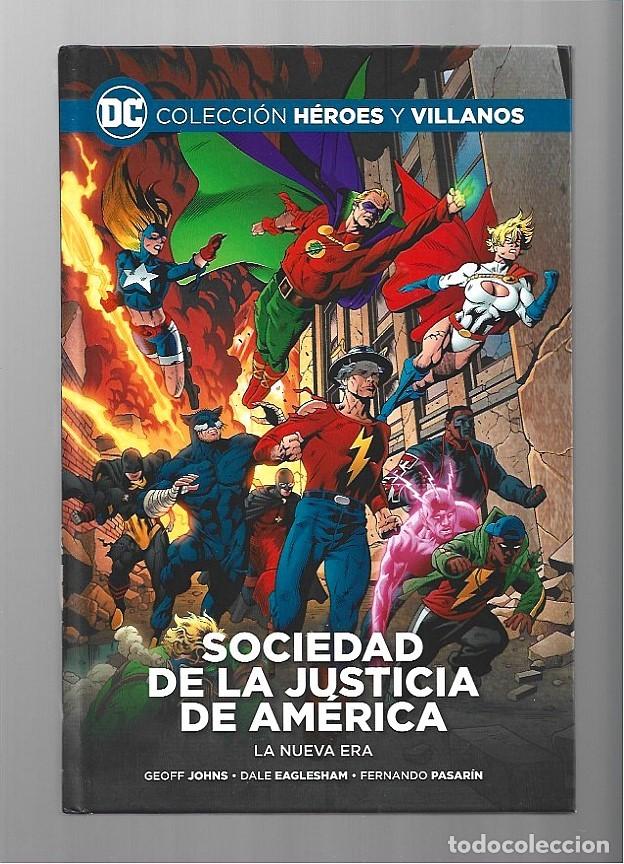 C&oacute;mics: Colecci&oacute;n H&eacute;roes y Villanos 53: Sociedad de la Justicia de Am&eacute;rica, 2023, ECC, impecable
